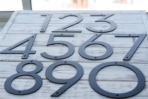 house number metal|10 inch metal house numbers.